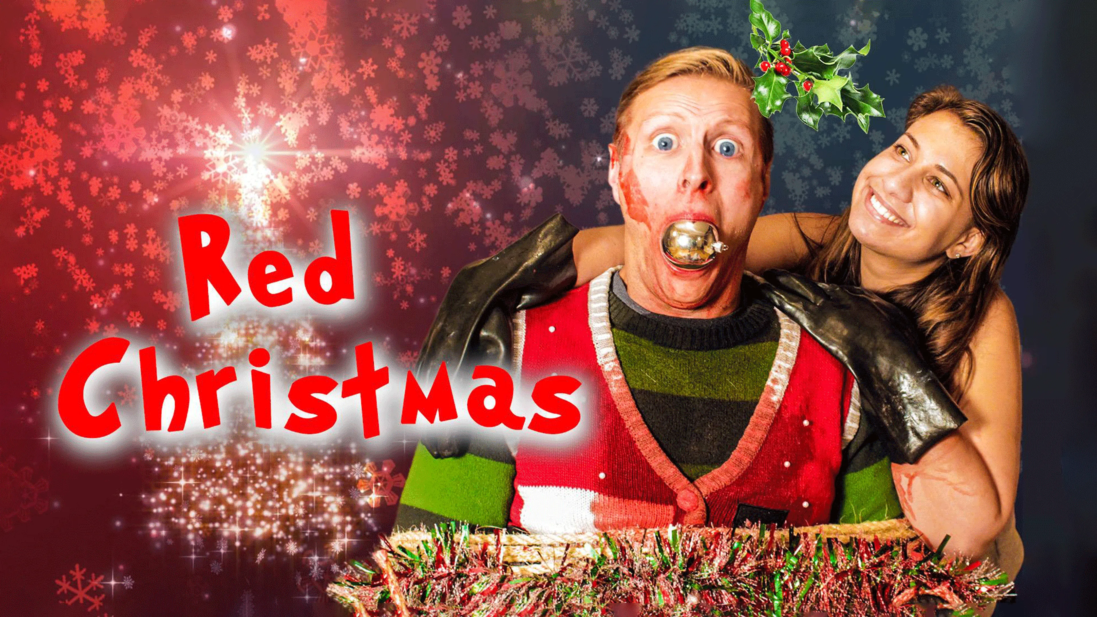 Red Christmas poster